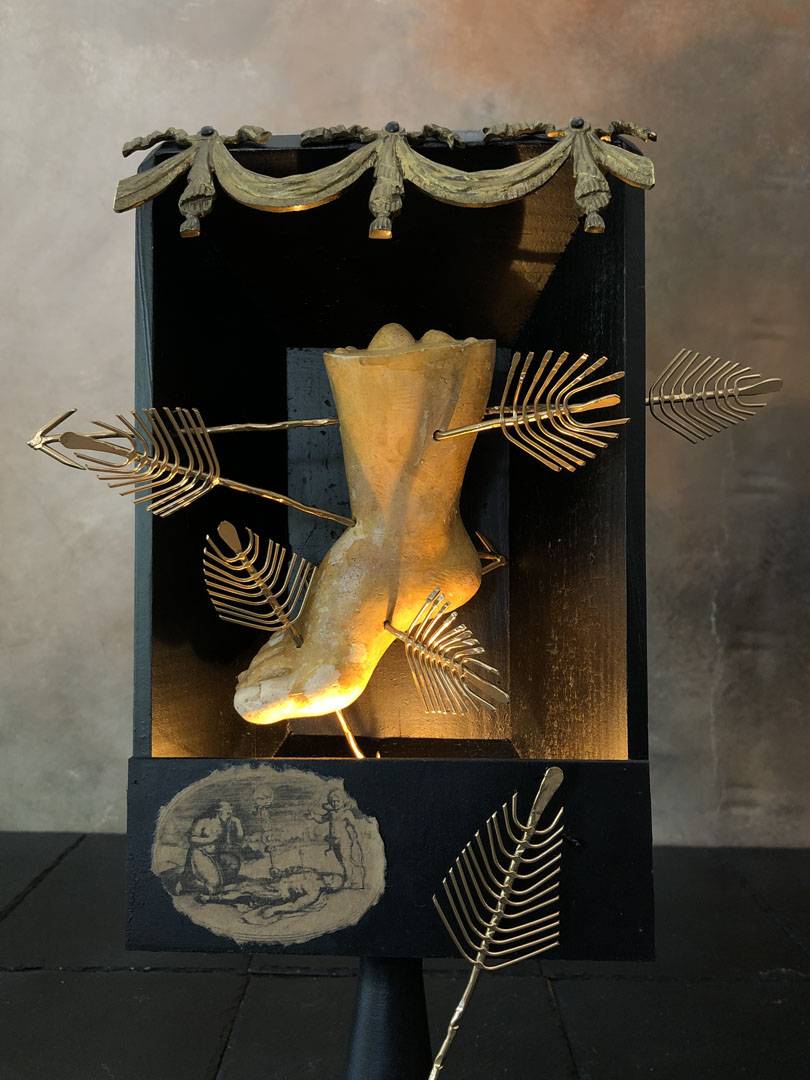 Le pied de St Sébastien H 46 L 16 .1